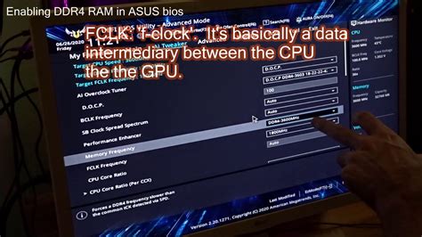 how to enable ram slot in bios|Enabling Memory in an ASUS bios (enabling RAM/DDR4).